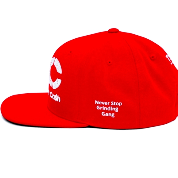 T$C Grinding Gang Red Snapback ♥️ One Size Fits All - Picture 4 of 5